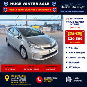 2014 Toyota Prius Alpha HYBRID – 30 C