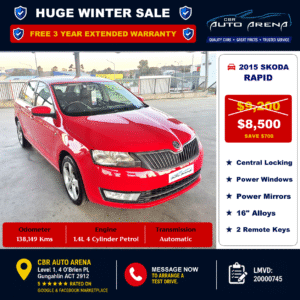 2015 Skoda Rapid – 45 C