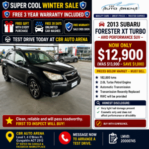 2013 Subaru Forester XT – 38 C